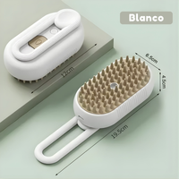 Cepillo Eléctrico de Vapor 3 en 1 para Gatos y Perros